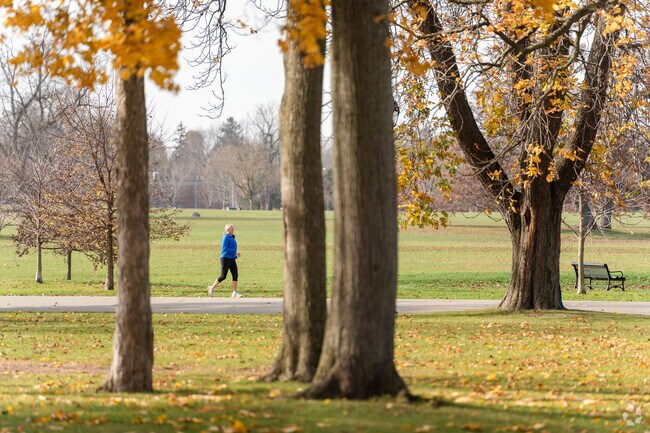 Delaware Park near University District has plenty of trails to explore.