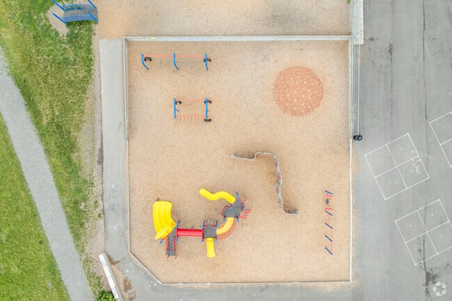 Happy Valley Elementary School top down view.