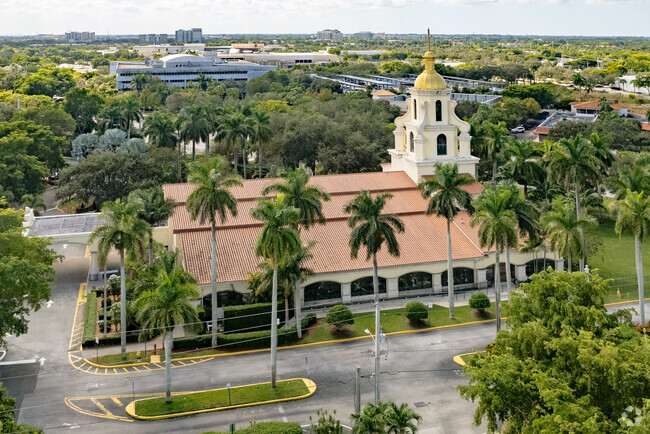 Overview of the church at St Gregory The Great School in Plantation, FL.