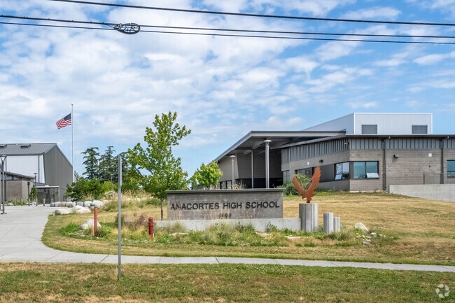 Anacortes High in Skyline is rated A minus in Niche, and is a highly sought school in the area.