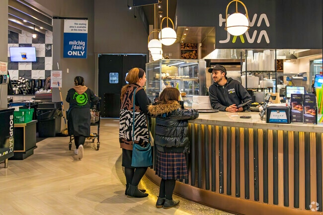 Hava Java in New Hempstead, NY serves coffee and fresh pastries daily.