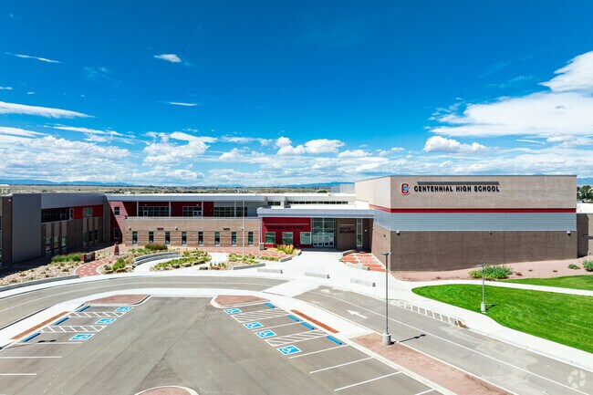 Centennial High School is a large newly built public school.