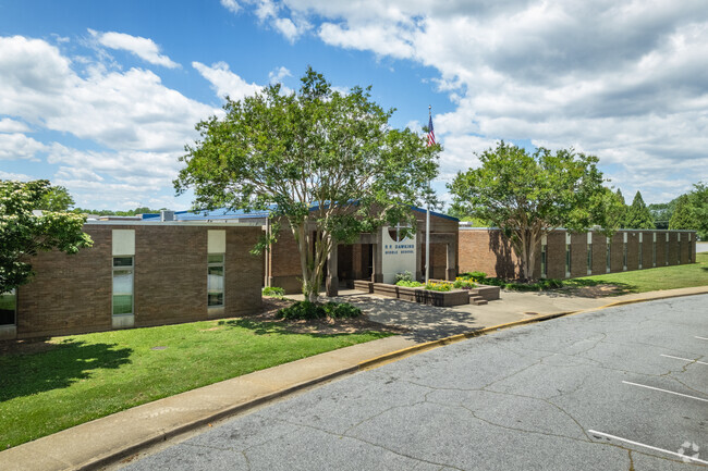 Many students attend R.P. Dawkins Middle School.