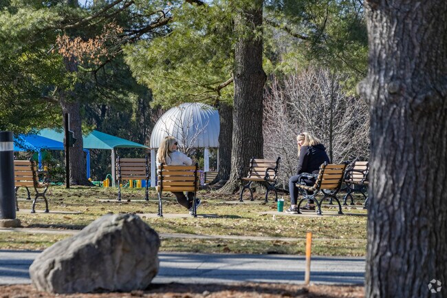 Juilfs Park is a great place to catch up with friends in Cherry Grove