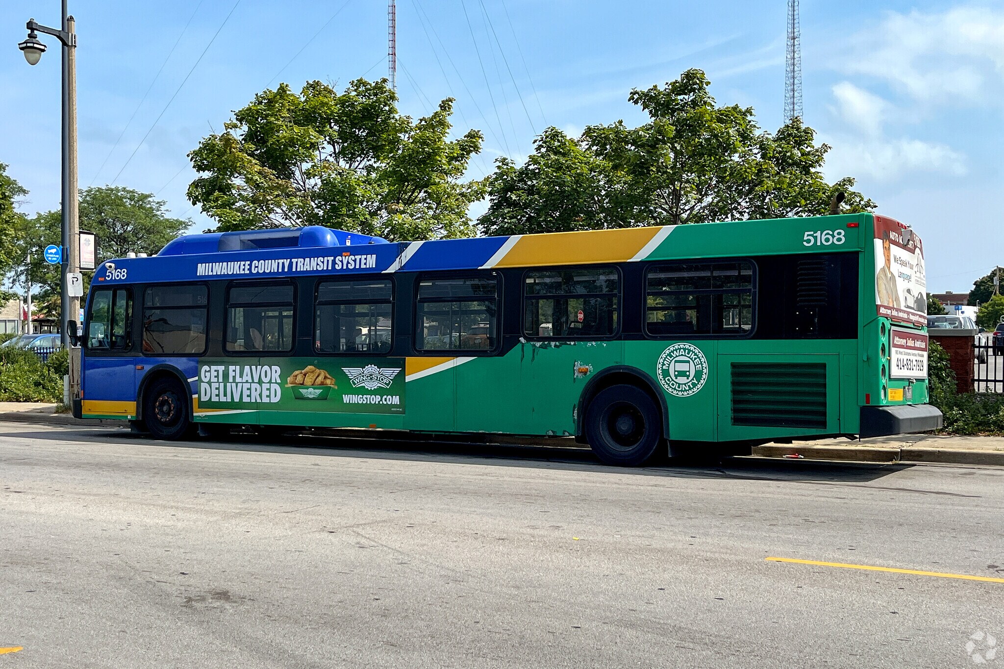Provided by Milwaukee County Transit, bus transportation is available around Rufus King.