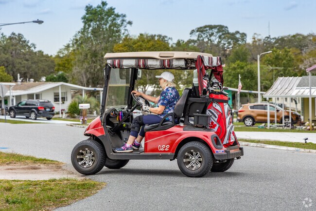 High Point residents use their golf carts more than their cars.