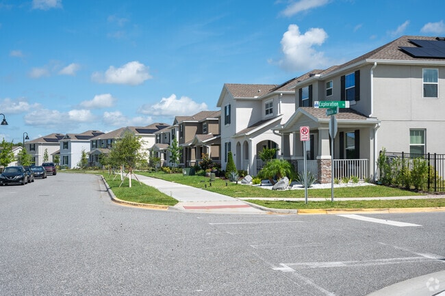 Single-family homes line the quiet streets of Storey Park.
