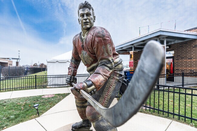 The Bobby Hull Community Ice Rink opens in the winter in Cicero.