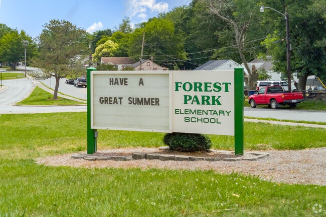 Forest Park Elementary School welcomes over 500 pre-K through fifth grade students.