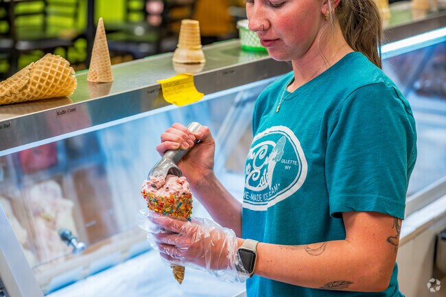 Come and get a scoop or two at Gillette’s Ice Cream Café in downtown.