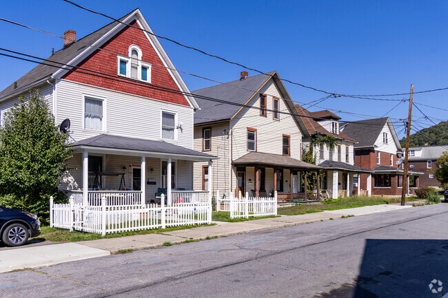 Various homes styles and sizes can be found throughout the Hornerstown neighborhood.