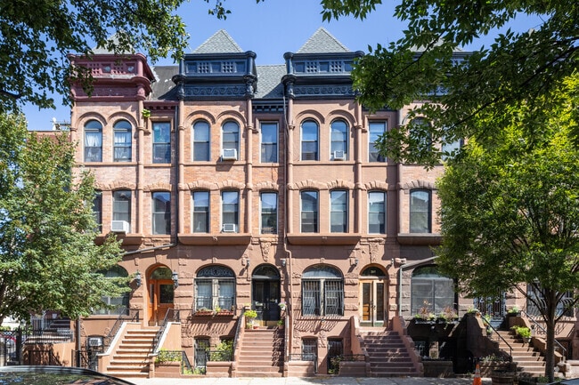 Time-honored residential architecture in the heart of Strivers' Row.