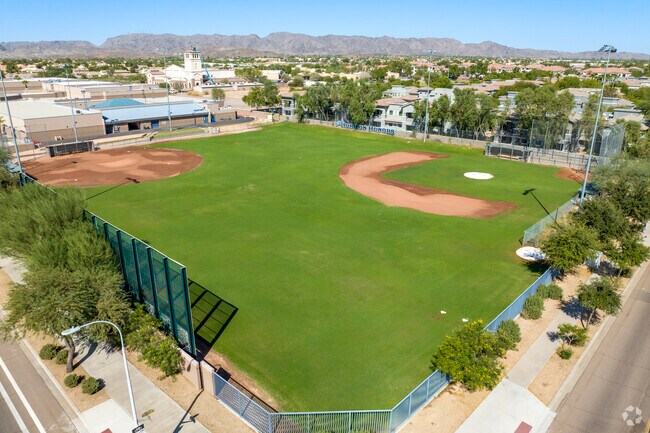 Horizon Honors Elementary School in Phoenix has two large sports fields on campus.