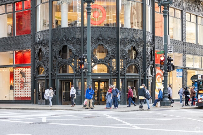 Target is located in the famous Sullivan Center designed by Louis Sullivan in The Loop.