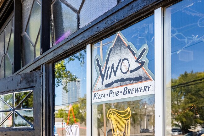 Grab some food and drinks at Vino's, a staple of the Central High area.