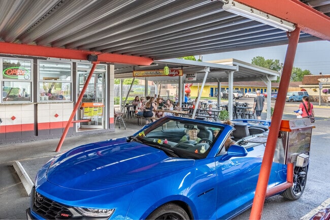 Rudy's Drive-In in Sparta has been serving American food to outdoor patrons since 1933.