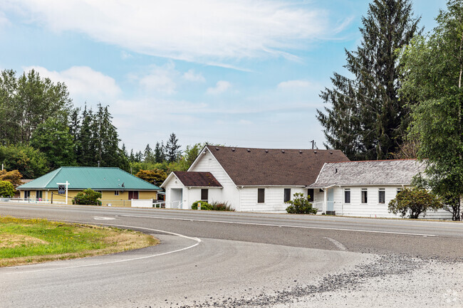 A part of Neilton has ranch style houses placed closer together.