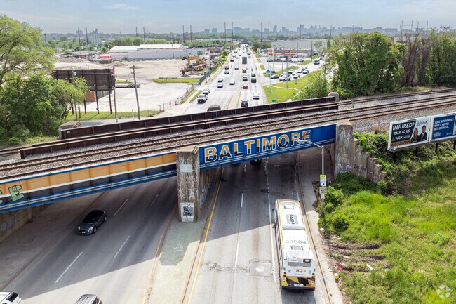 Orangeville is predominantly industrial and sits east of Downtown Baltimore.