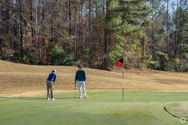 Enjoy a calming round of golf with your buddy while in Jennings Mill.