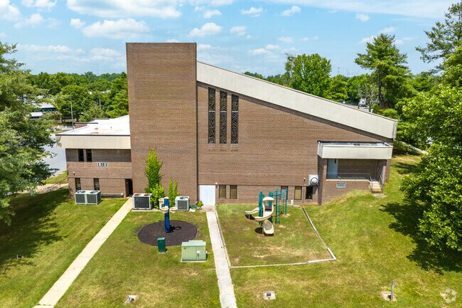 Celebration Christian Academy in Columbia has a nice play area for kids to enjoy at recess.