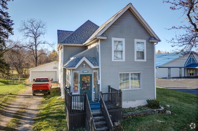 Homes on River North sit on cozy, well-maintained lots.