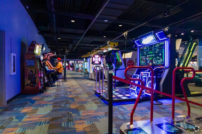 Grab a seat at your favorite arcade game at Round1.