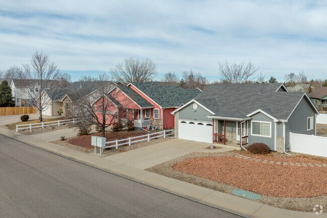 Evergreen is primarily residential, featuring a mix of single-family home styles.