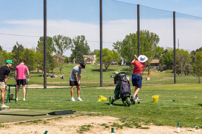 Practice your swing on the driving range at Southridge Golf Course, just a few minutes from Registry Ridge.