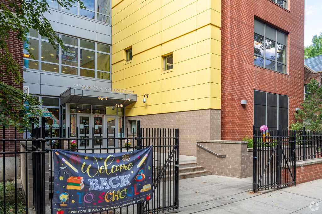 PS 344 Ampark Neighborhood School challenges and encourages children to learn.