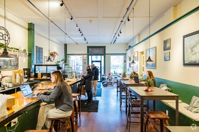 Brothers Cortado is a casual coffee shop in Concord serving great coffee and pastries.