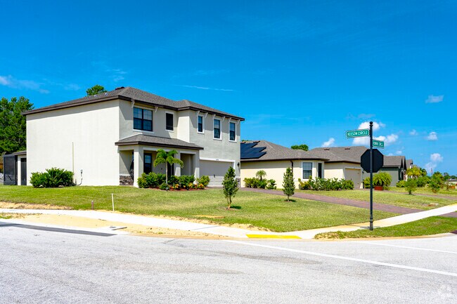 This row of Winter Beach homes showcase the varying sizes and styles of the area.