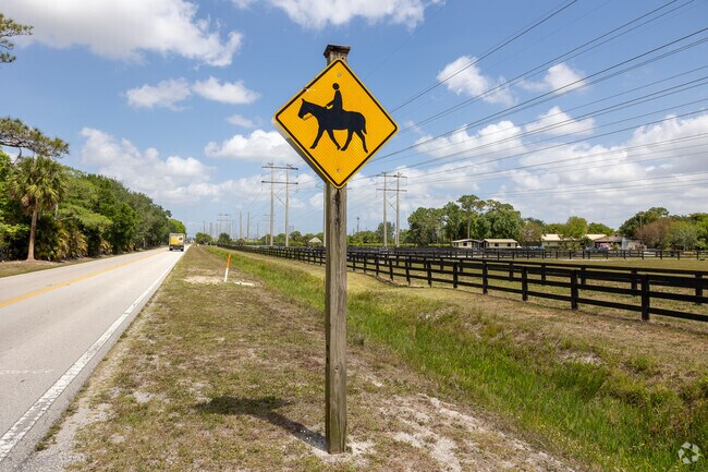 These signs are very common in Palm Beach Little Ranches.