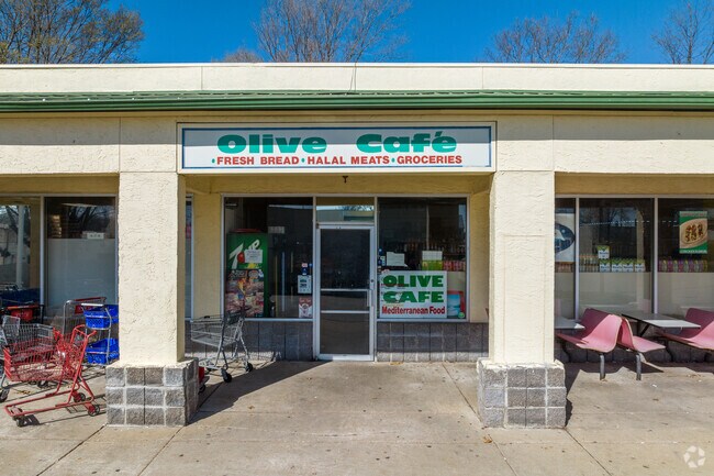The Olive Cafe is a popular restaurant and grocer just minutes away from White Oak.