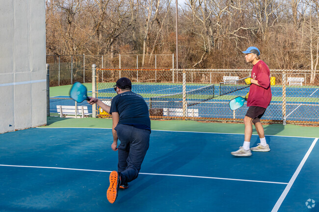 Pickle ball is one of the many activities at the Mercerville County Park in Mercerville, NJ.