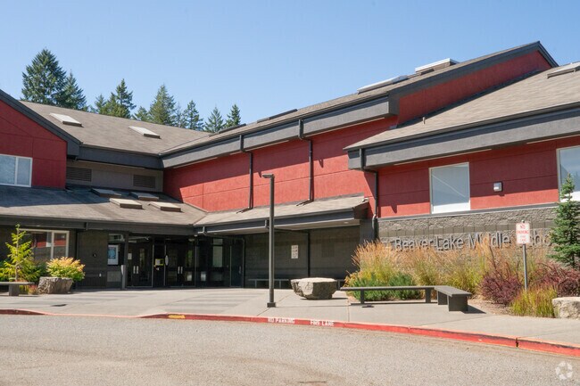 Beaver Lake Middle School is located in the Klahanie neighborhood and is rated A on Niche.