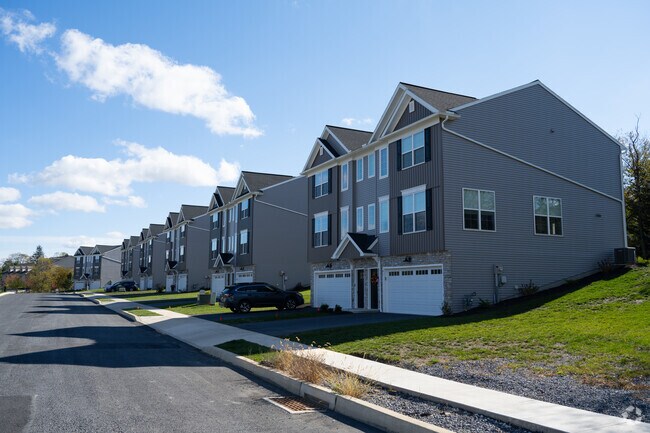 Modern subdivisions of townhomes are cropping up along North Middleton Township's residential streets.