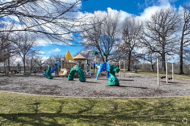 Lake Hills playground is a perfect addition to the community of St. John.