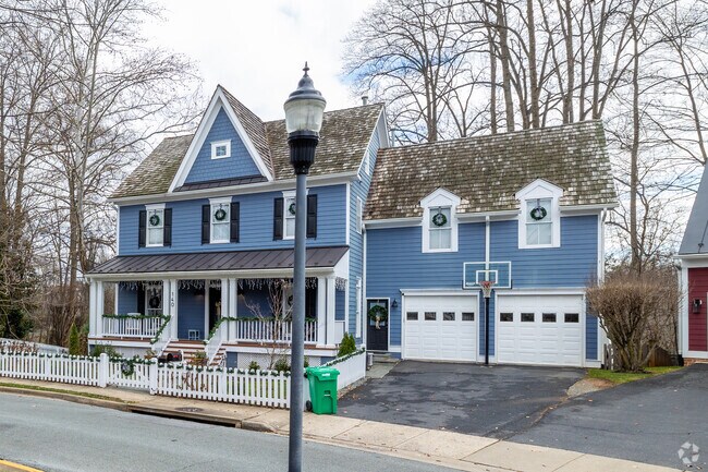 Large craftsman home on a quiet street in Gaithersburg.