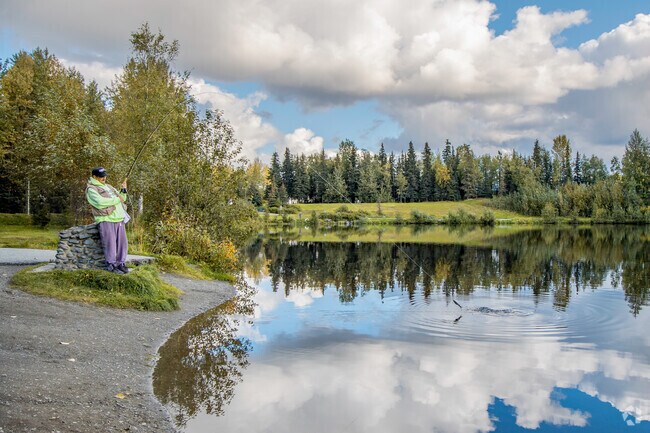 Fishing is a way of life for many in Taku/Campbell, with Taku Lake as a local favorite.