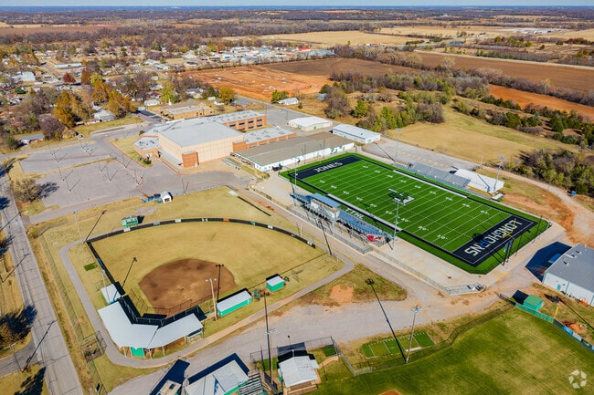 Here is an aerial shoot of Jones High School