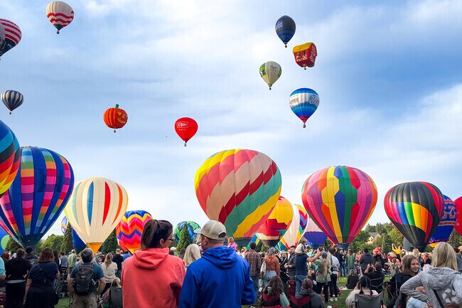 The annual Spirit of Boise balloon festival draws in thousands of people from all over Idaho.