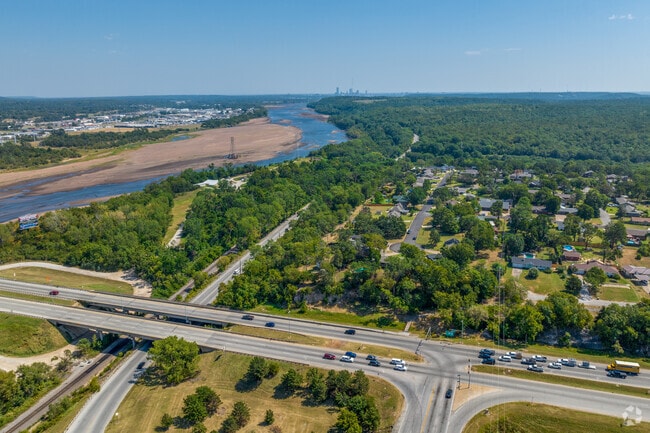 Prattville runs right along the Arkansas River.