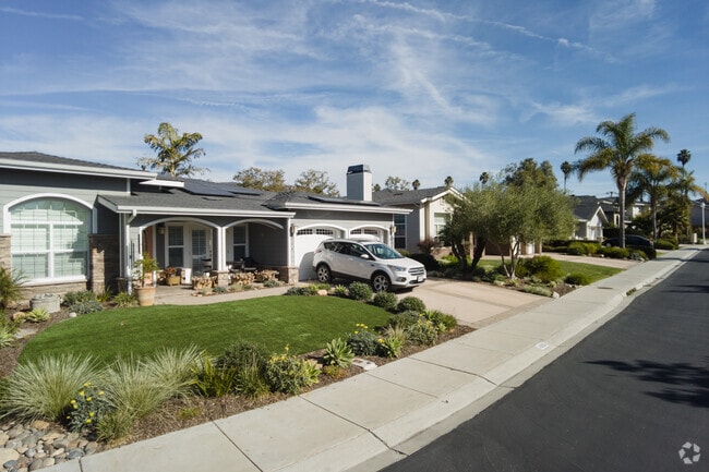 Row of homes in Canalino Village.