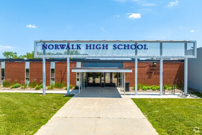 Norwalk High School serves students in grades 9-12.