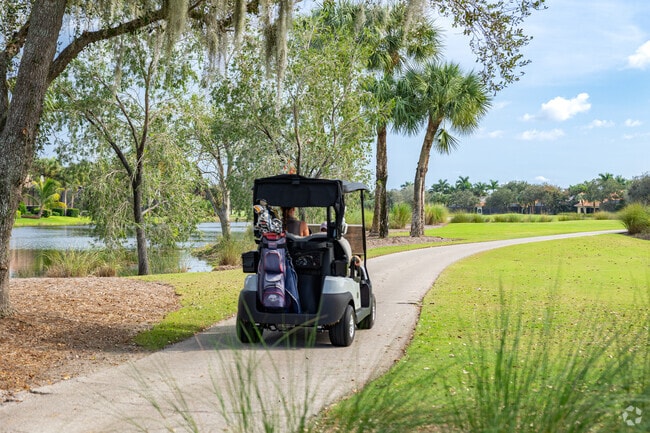 Golfers in The Brooks have access to an extensive course with scenic views.