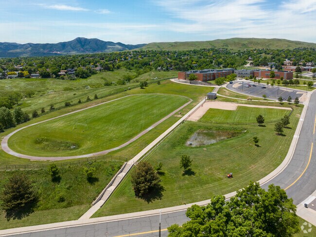 Dunstan Middle School has a large soccer and baseball field.