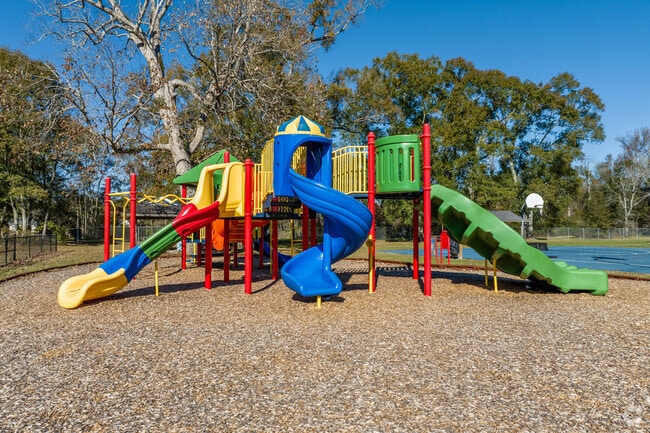 Children of all ages can run and play at the playground at Prairieville Park in Prairieville.