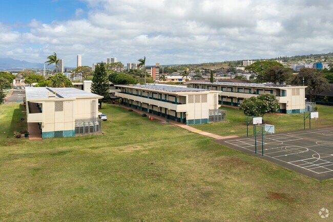Aiea Elementary School has three classroom buildings in Aiea, HI.