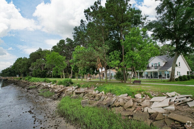 Homes in Blythe Island vary in style and size.