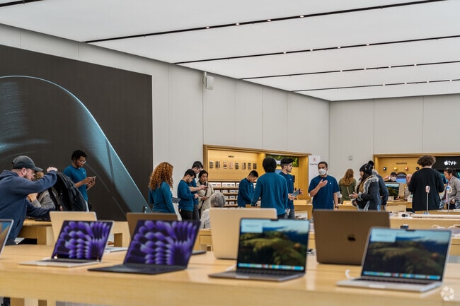 The Apple store is always buzzing with activity in Westwood Knolls.